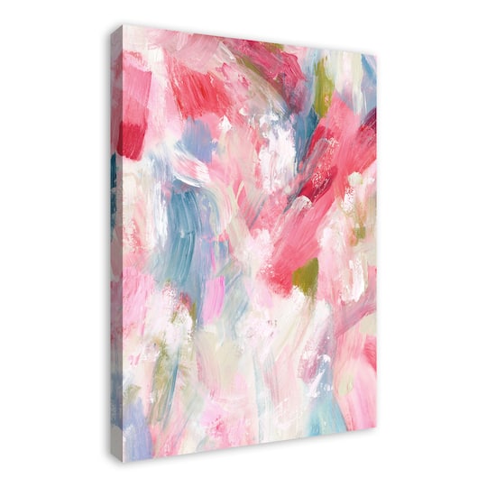 Bright Bold Blotches 24" x 36" Canvas Wall Art